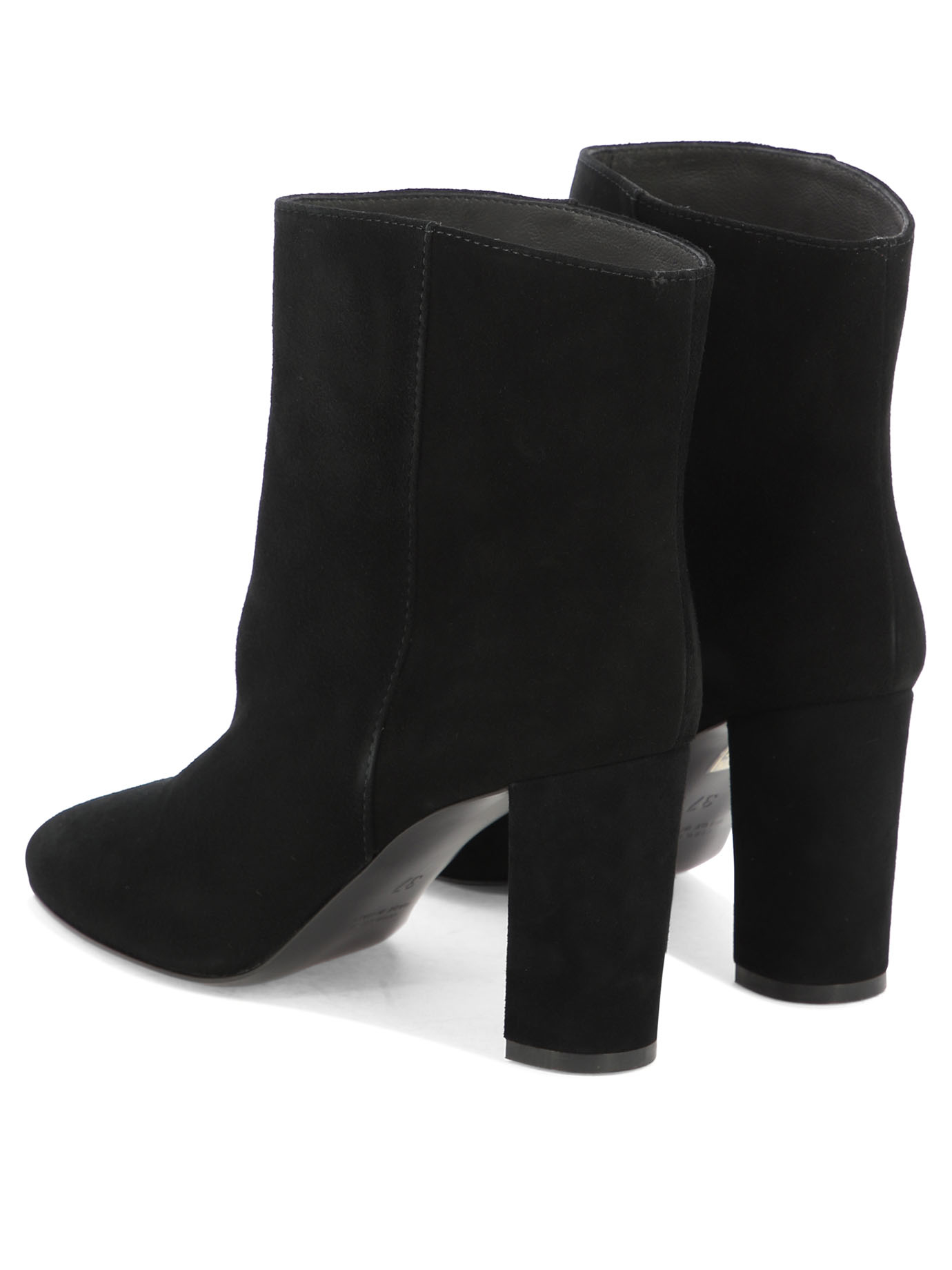 VIA ROMA 15 Black   Camoscio ankle boots